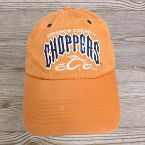 ORANGE COUNTY CHOPPERS MOTORCYCLES BIKER ORANGE BASEBALL HAT CAP **READ